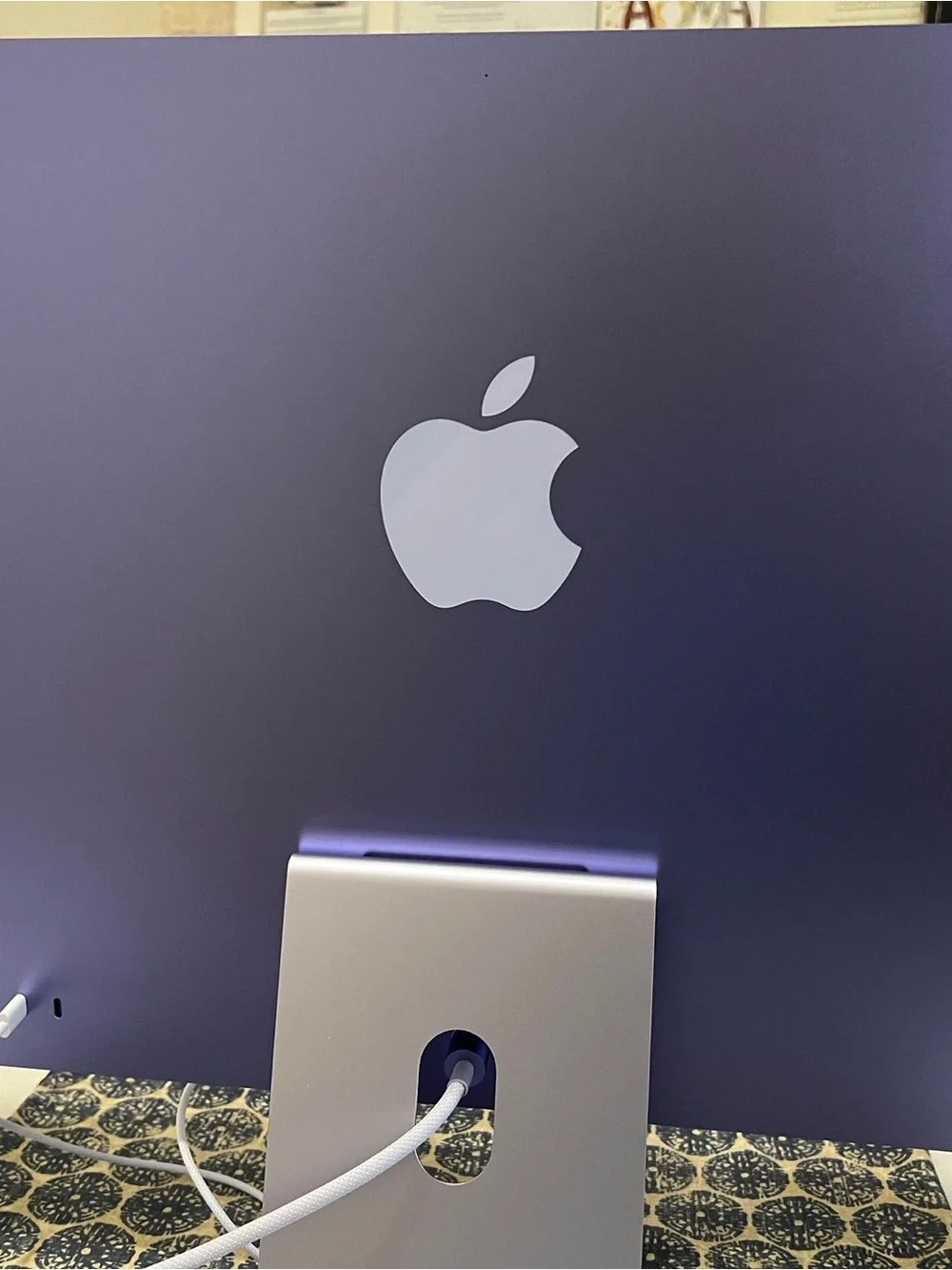Apple iMac All-in-One Desktop — Purple Display